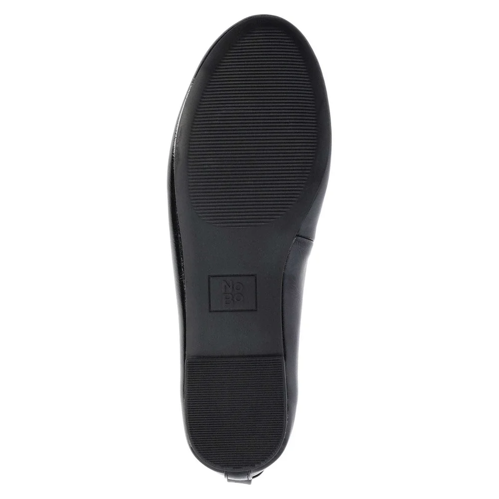 No Boundaries Ballet Flats Dress Black Lace Up Ankle Wrap Womens Shoes‎ Size 7